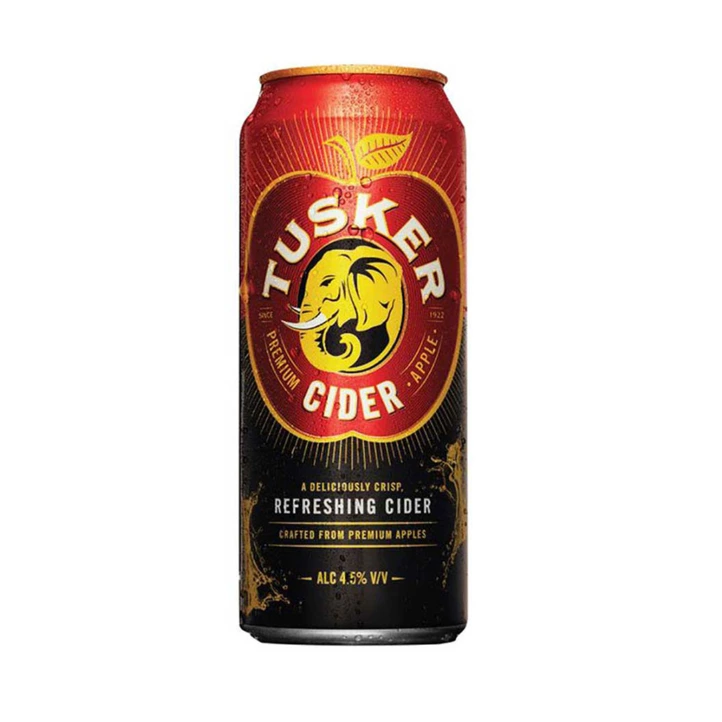[BL1476] Beer Can Tusker Cider 500ml