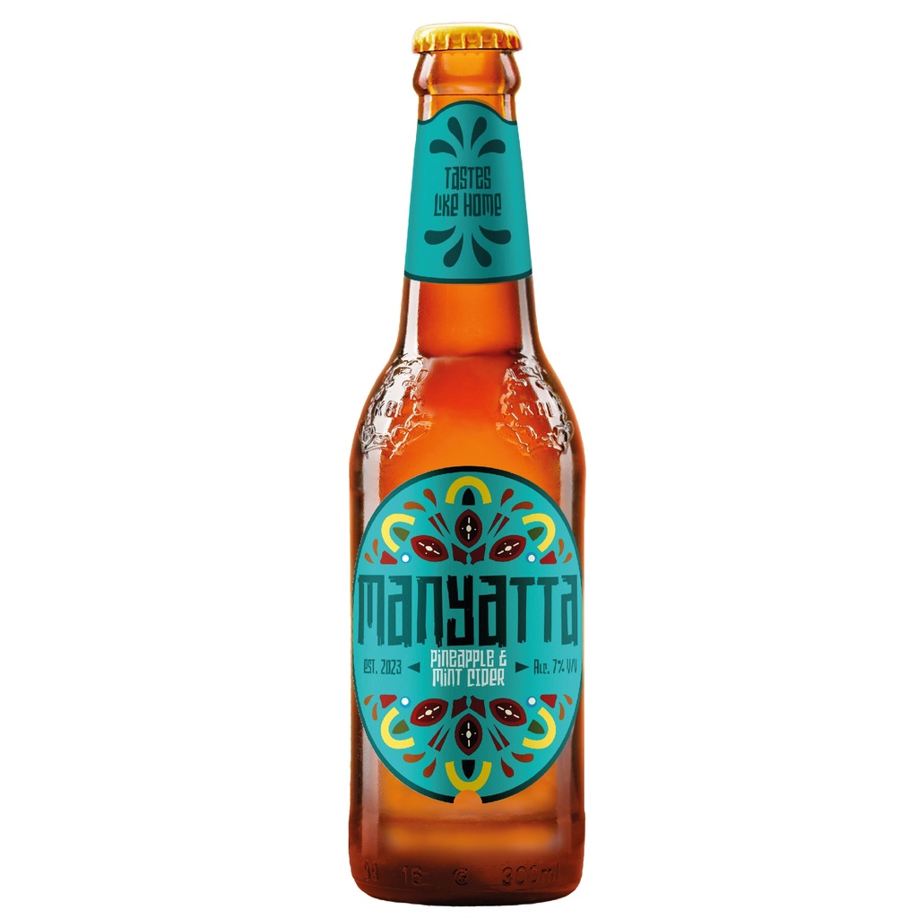 [BL6284] Manyatta Pineapple & Mint Cider 330ml
