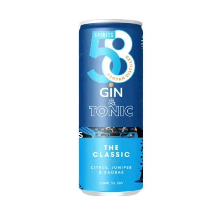 [BL6299] KO Classic Gin & Tonic Can 330ml